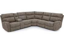 ashy beige mtn fab sectional zpkg  