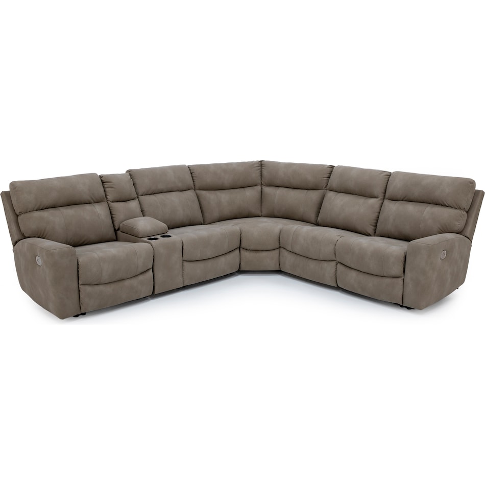 ashy beige mtn fab sectional zpkg  