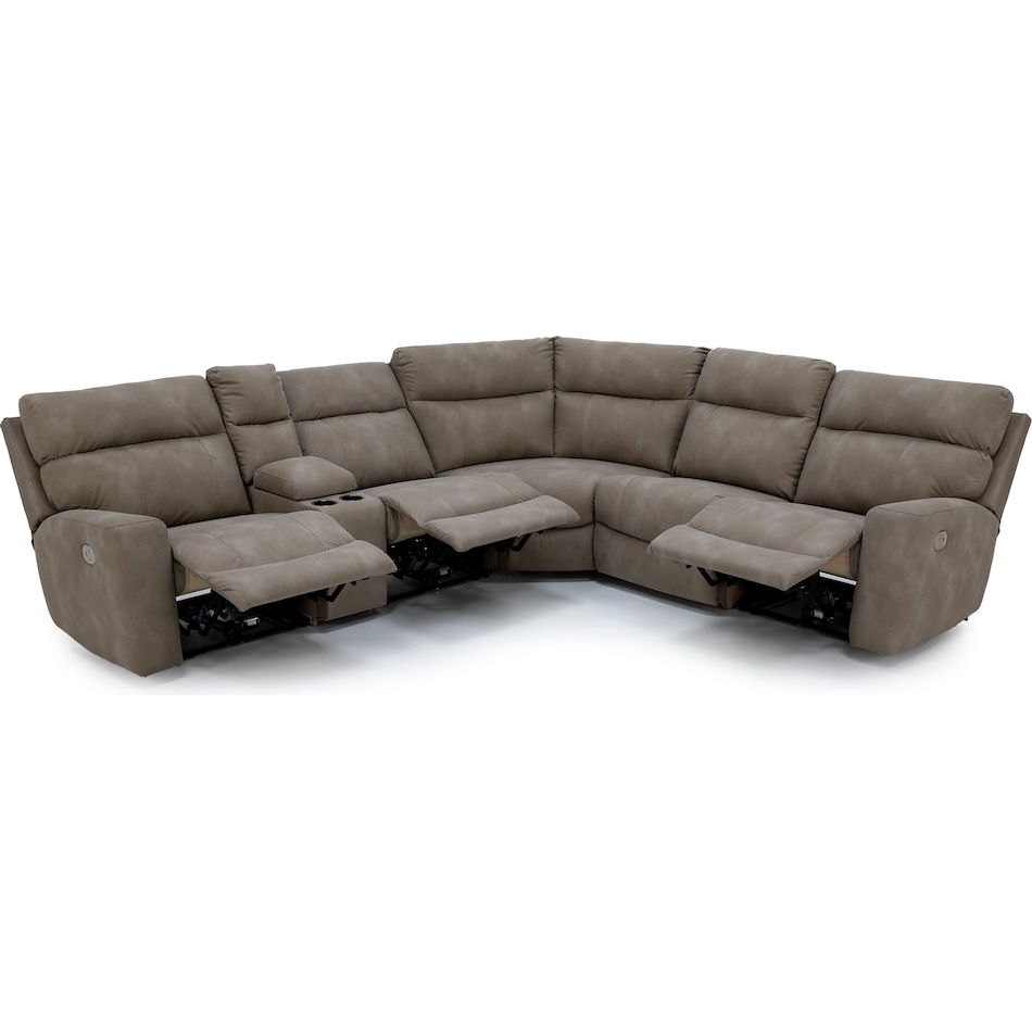 ashy beige mtn fab sectional zpkg  