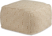 ashy beige pouf   