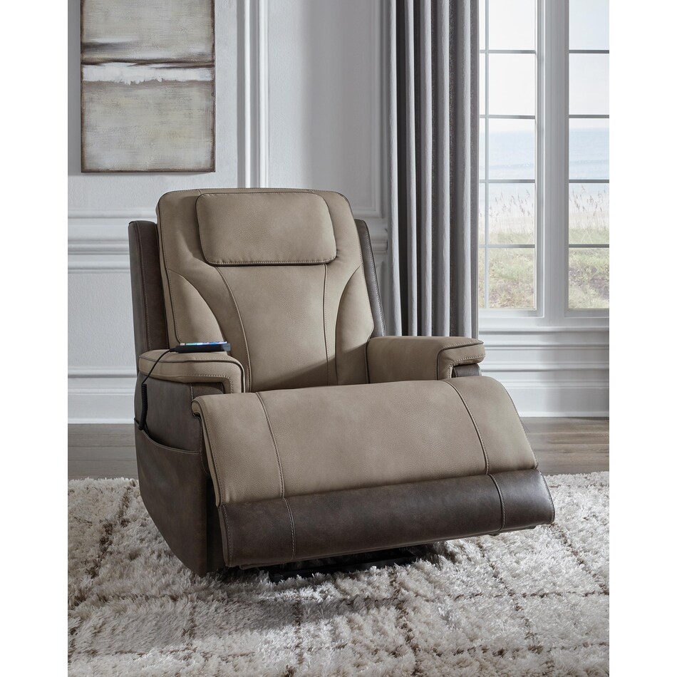 ashy beige recliner z  