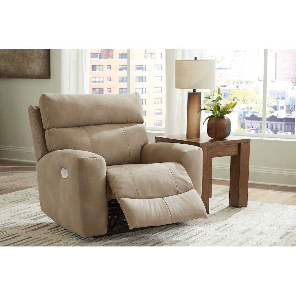 ashy beige recliner   