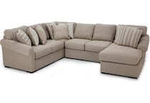 ashy beige sta fab sectional pieces zpkg  