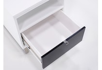 ashy black & white chairside table cnt  