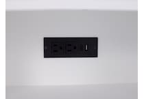 ashy black & white chairside table cnt  