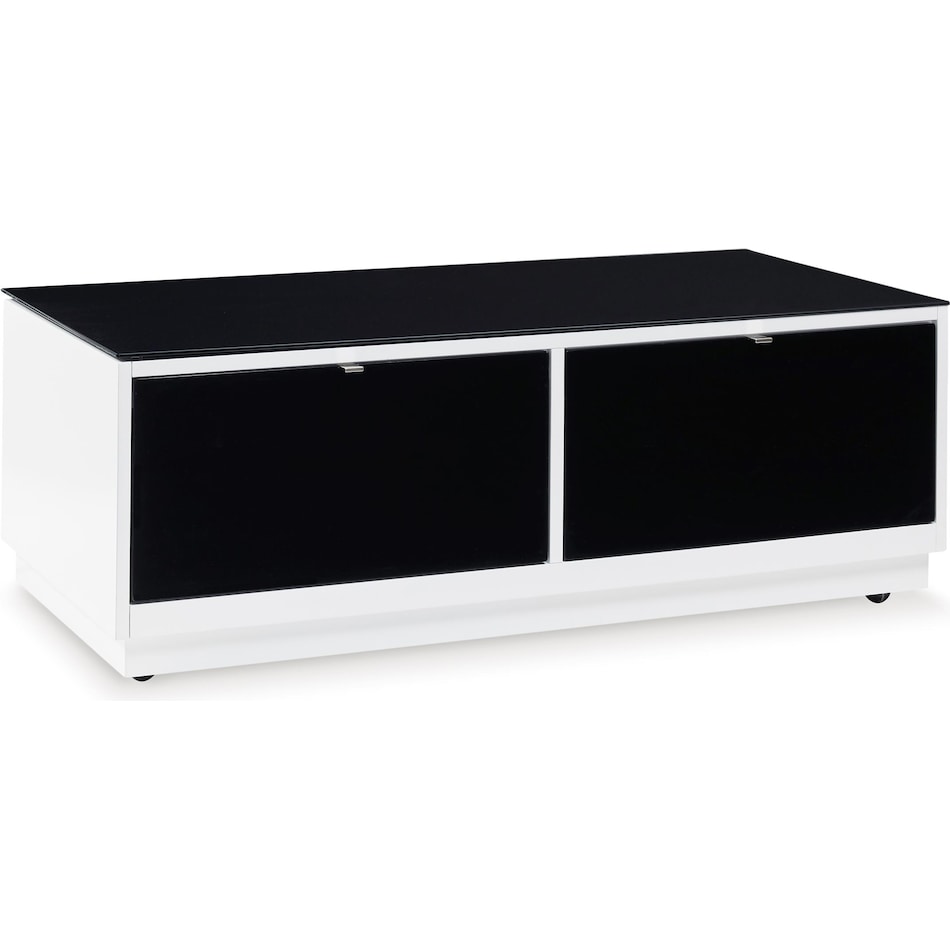 ashy black & white cocktail table cnt  