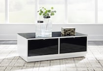 ashy black & white cocktail table cnt  