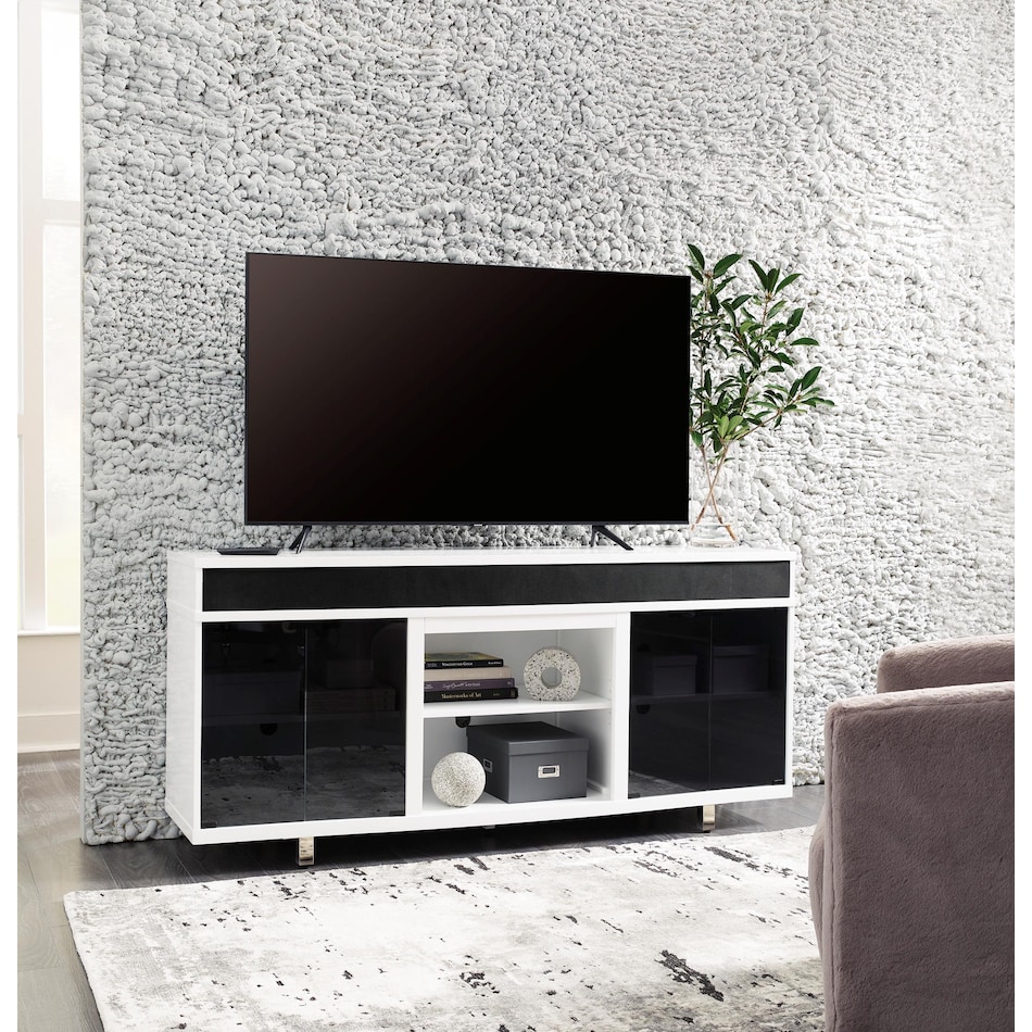 ashy black & white console cnt  