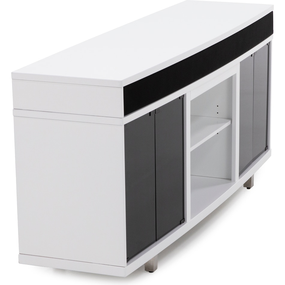 ashy black & white console cnt  
