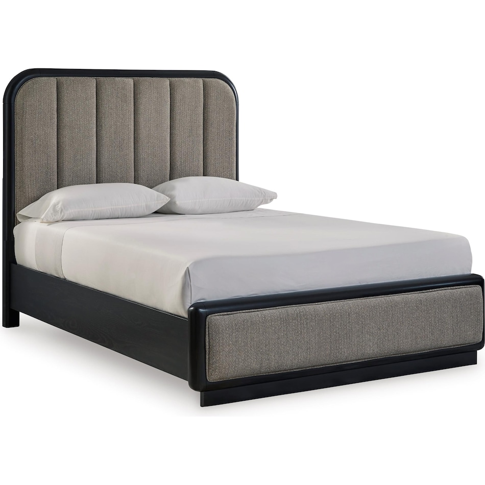 ashy black   grey queen bed package pqp  