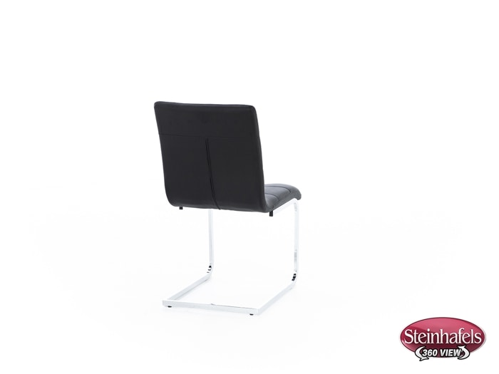 ashy black inch standard seat height side chair  image   