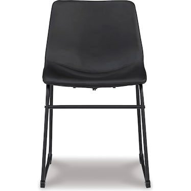 Leigh Side Chair in Black