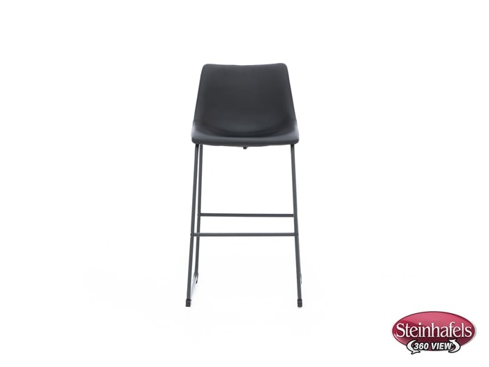 ashy black inch & over bar seat stool  image   