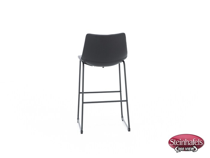 ashy black inch & over bar seat stool  image   