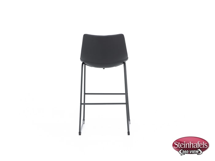 ashy black inch & over bar seat stool  image   