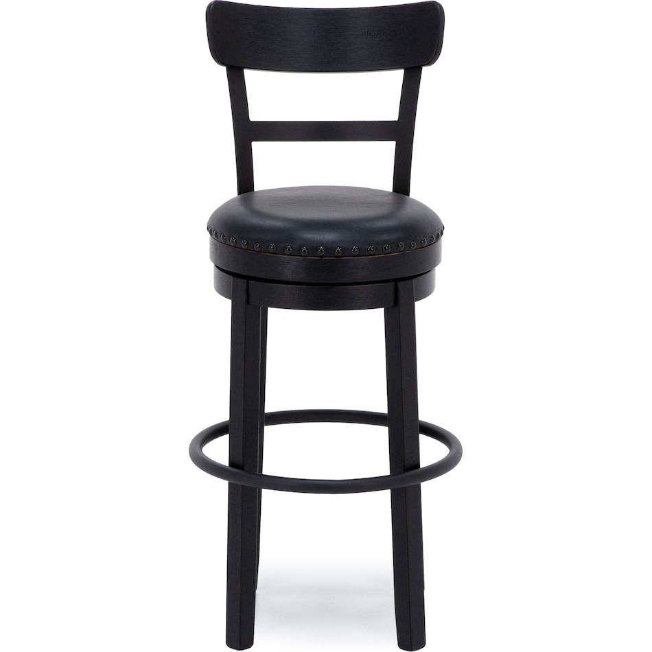 ashy black inch & over bar seat stool   