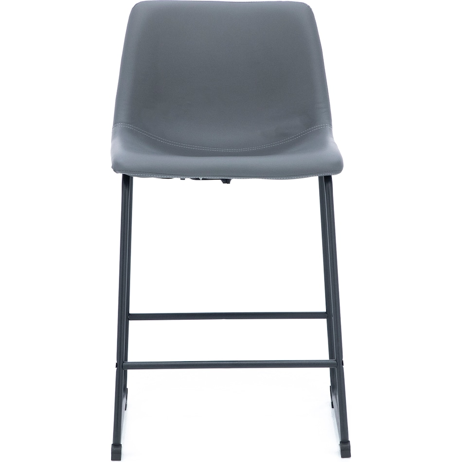 ashy black inch & over bar seat stool   