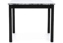 ashy black inch counter height rectangle   