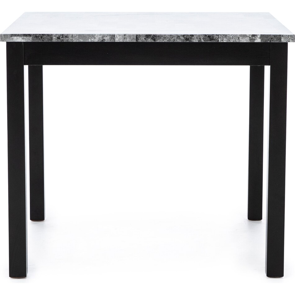 ashy black inch counter height rectangle   