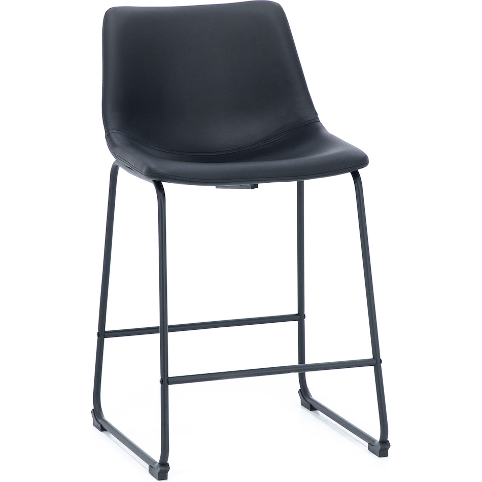 ashy black bar stool   