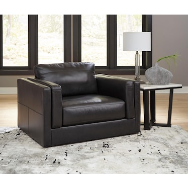 Starling Leather Oversized Chair