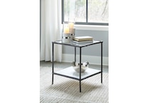 ashy black chairside table ryc  