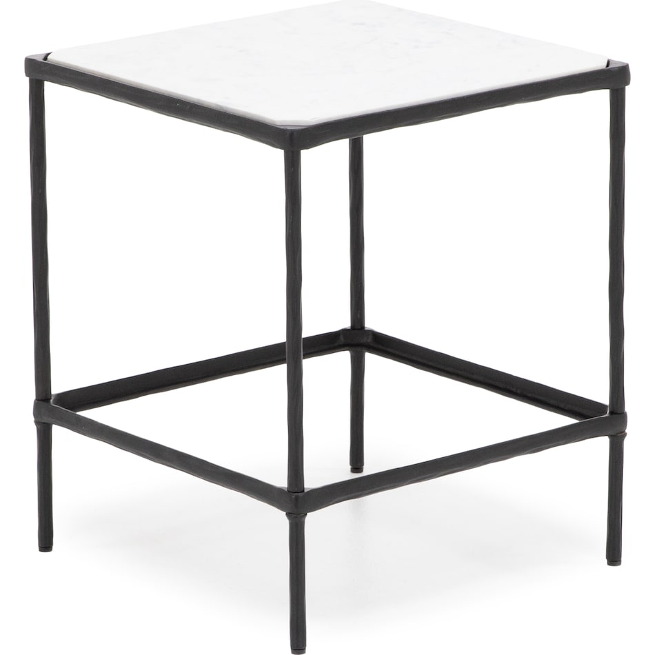 ashy black chairside table ryc  