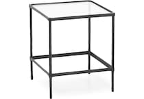 ashy black chairside table ryc  