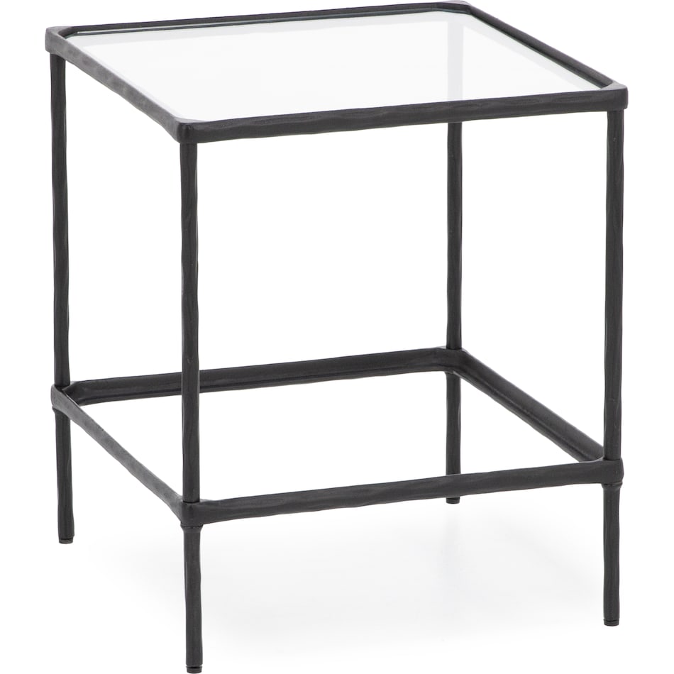 ashy black chairside table ryc  