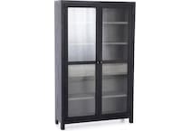 ashy black chests cabinets stor  