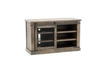 ashy black console   