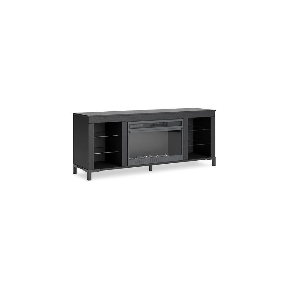 ashy black console   