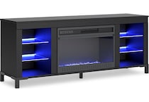 ashy black console   