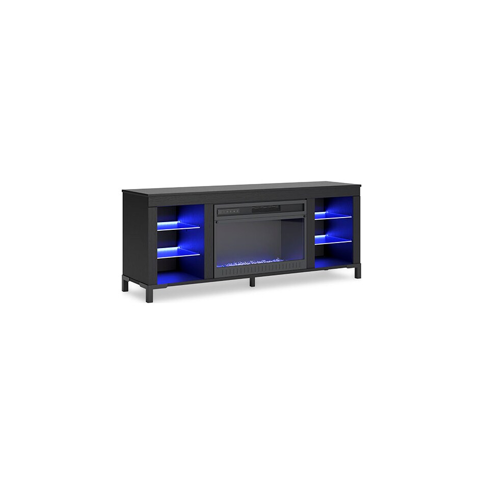 ashy black console   