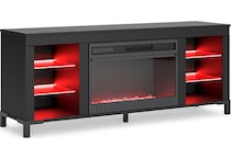 ashy black console   