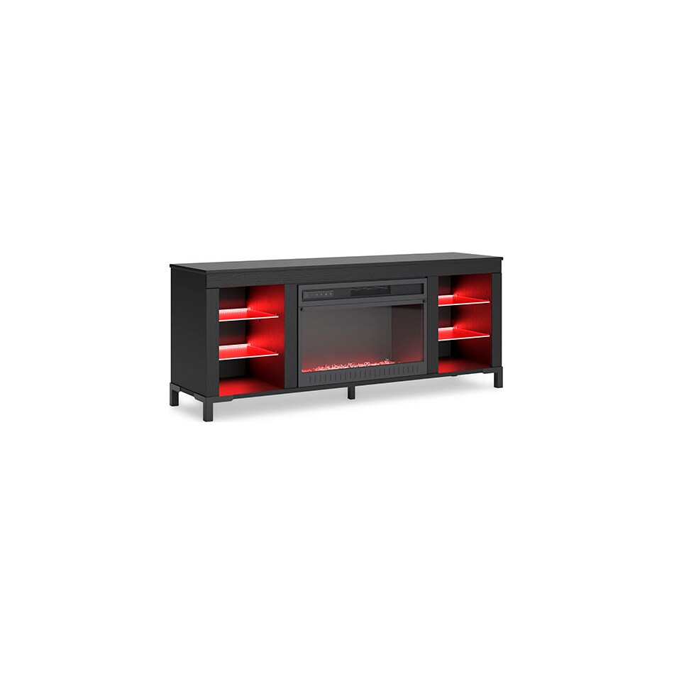 ashy black console   