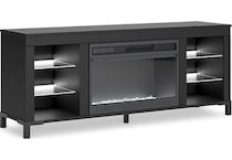 ashy black console   