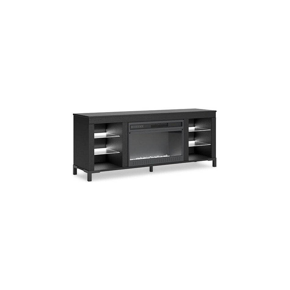 ashy black console   