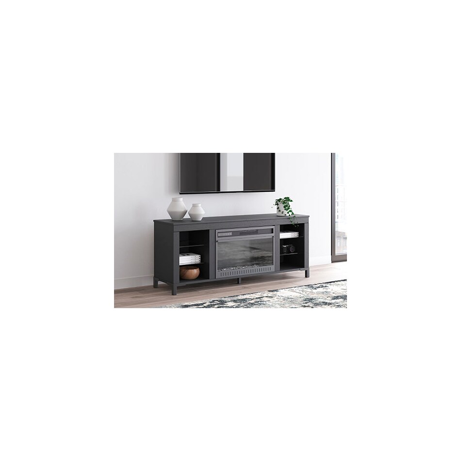 ashy black console   