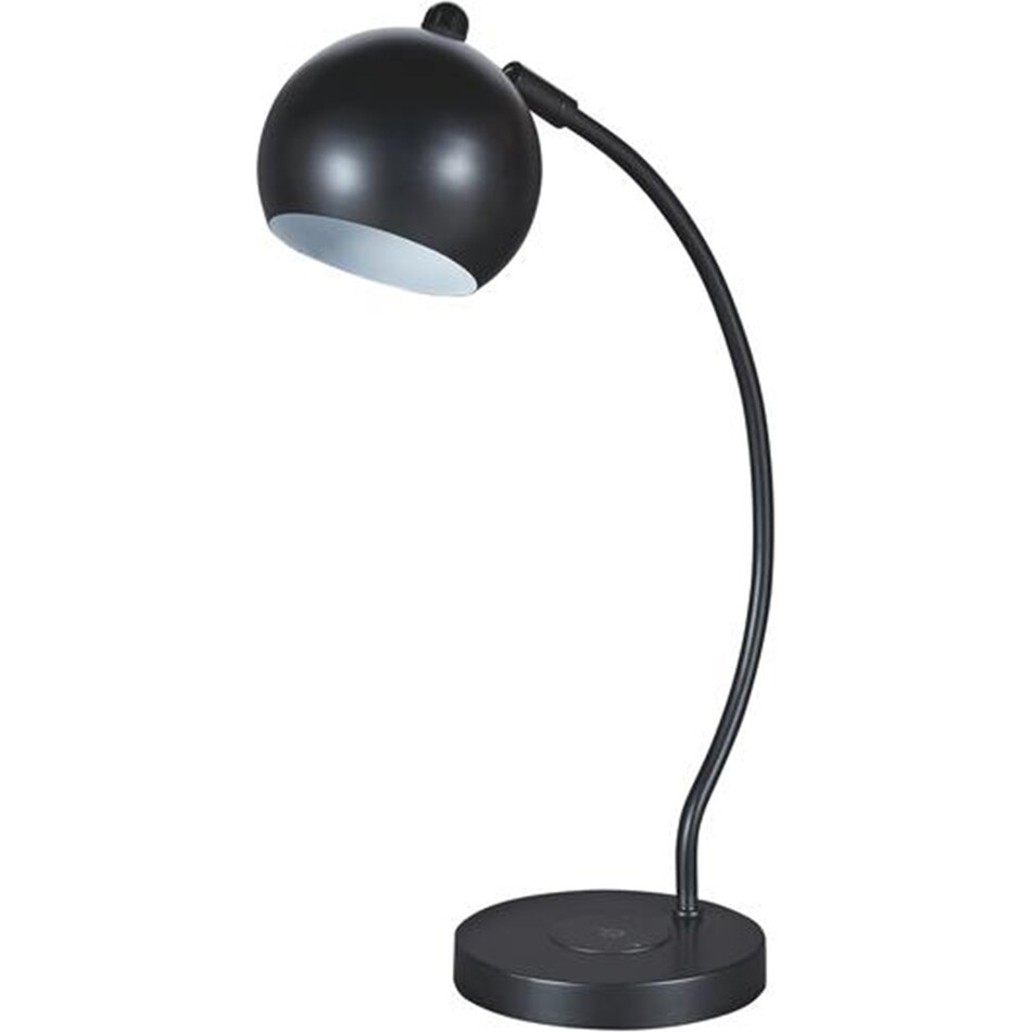 ashy black desk lamp   