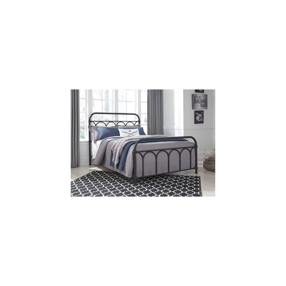 ashy black full bed package   