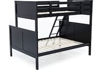 ashy black full bunk bed package tfp  