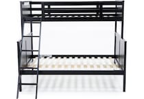 ashy black full bunk bed package tfp  