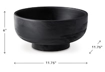 ashy black jar vase bowl plate   