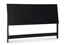 ashy black king bed headboard   