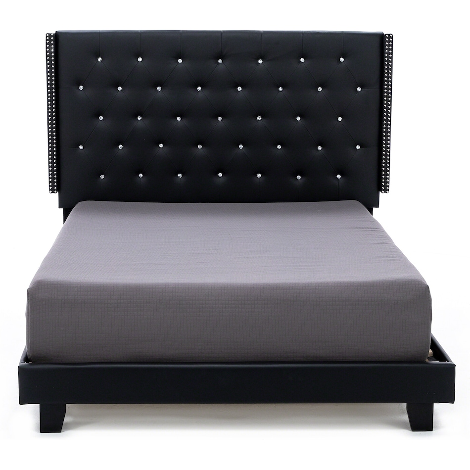 ashy black king bed package k  