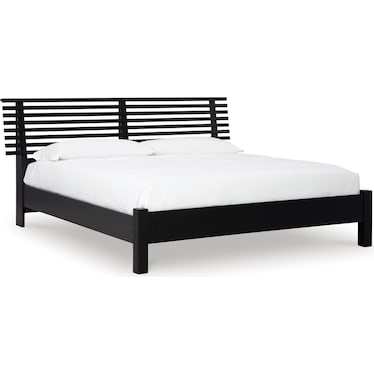 Dante King Slat Bed In Black