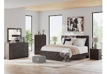 ashy black king bed package pkp  