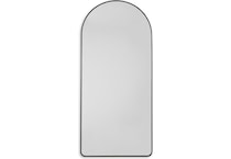 ashy black leaner mirror   