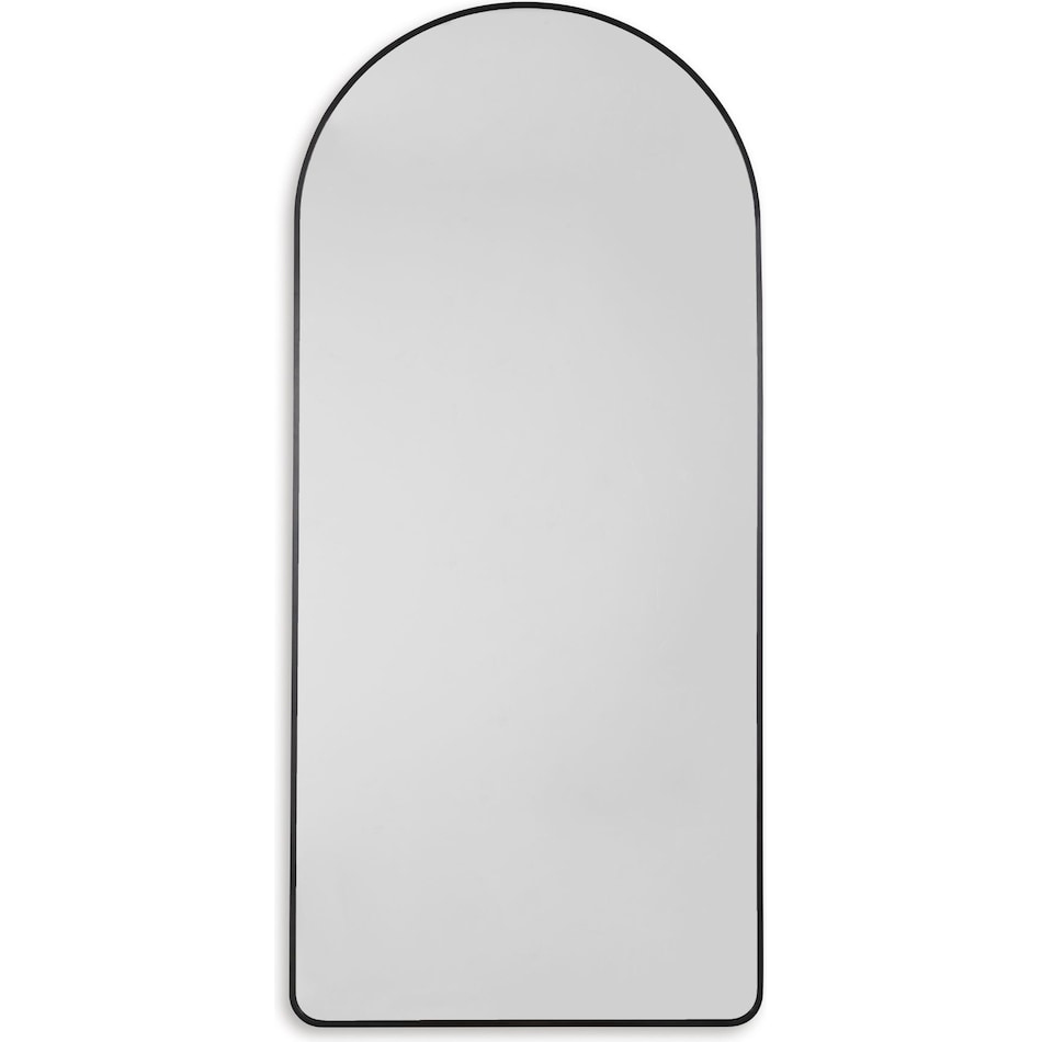 ashy black leaner mirror   